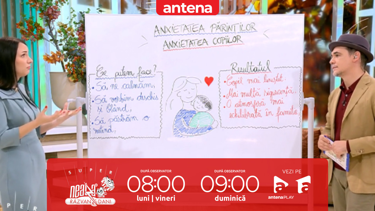 Super Neatza. Cum evităm să le pasăm copiilor grijile noastre