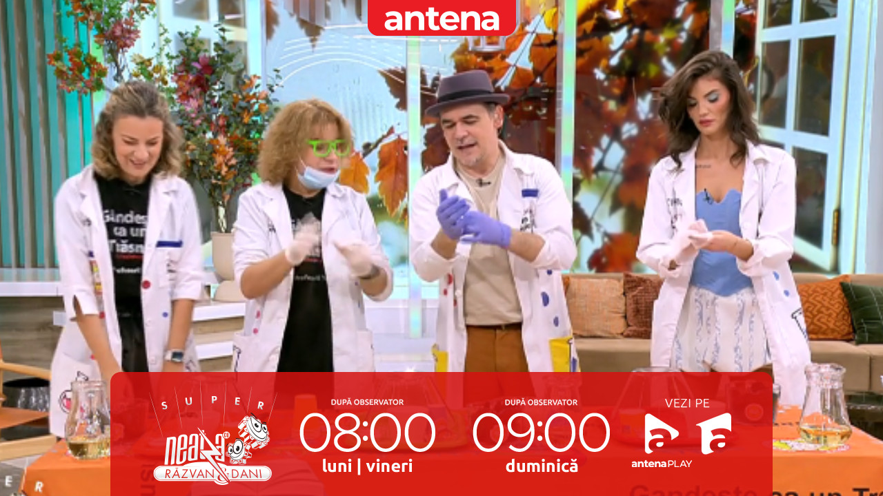 Super Neatza. Profesorii Trăsniți, super activitate pentru Haloween: chimie &icirc;n bucătărie