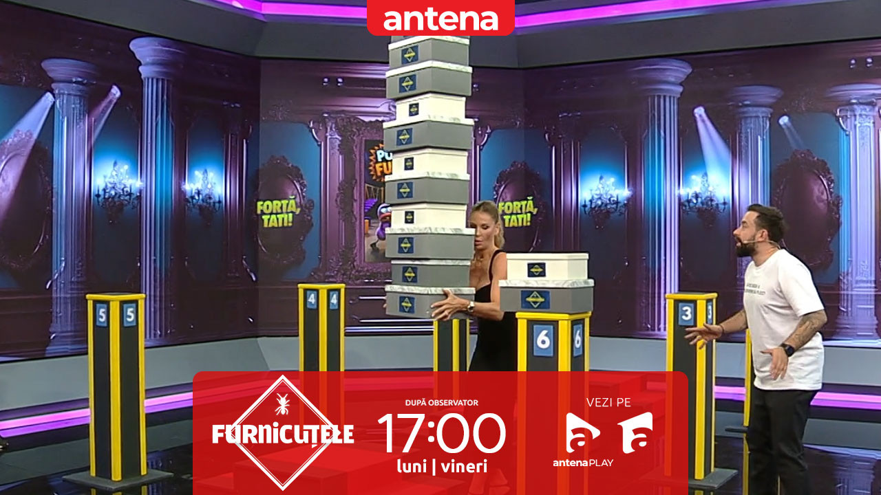Furnicuțele 2026. &bdquo;Povara furnicii&rdquo; le-a pus la &icirc;ncercare pe Andreea Bănică și pe fiica ei. S-a prăbușit turnul &icirc;nainte de final?