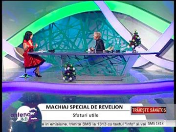 Traieste sanatos - masa de sarbatori / machiajul de revelion