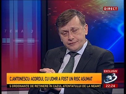 Crin Antonescu: Kelemer Hunor continuă să facă propagandă lui Traian Băsescu