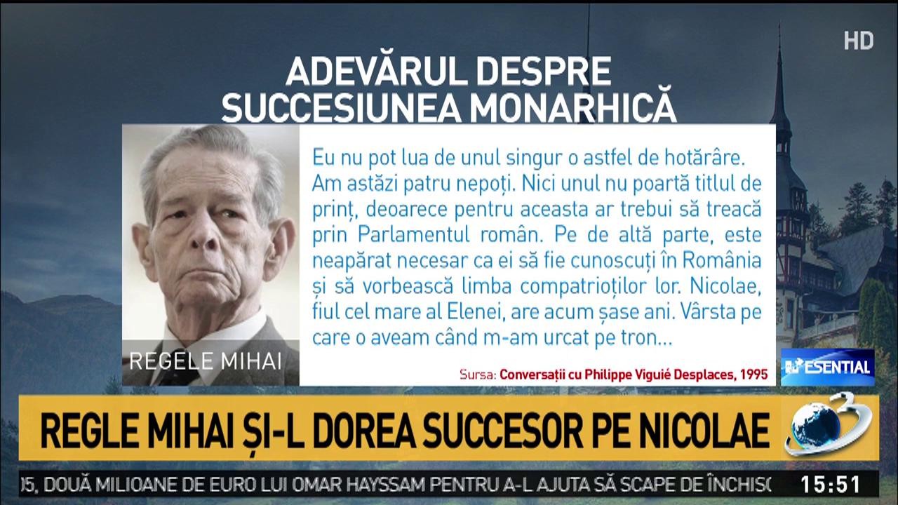 Adevărul despre succesiunea monarhică! Regele Mihai a vrut ca el să preia tronul României. Surpriză de proporții!!