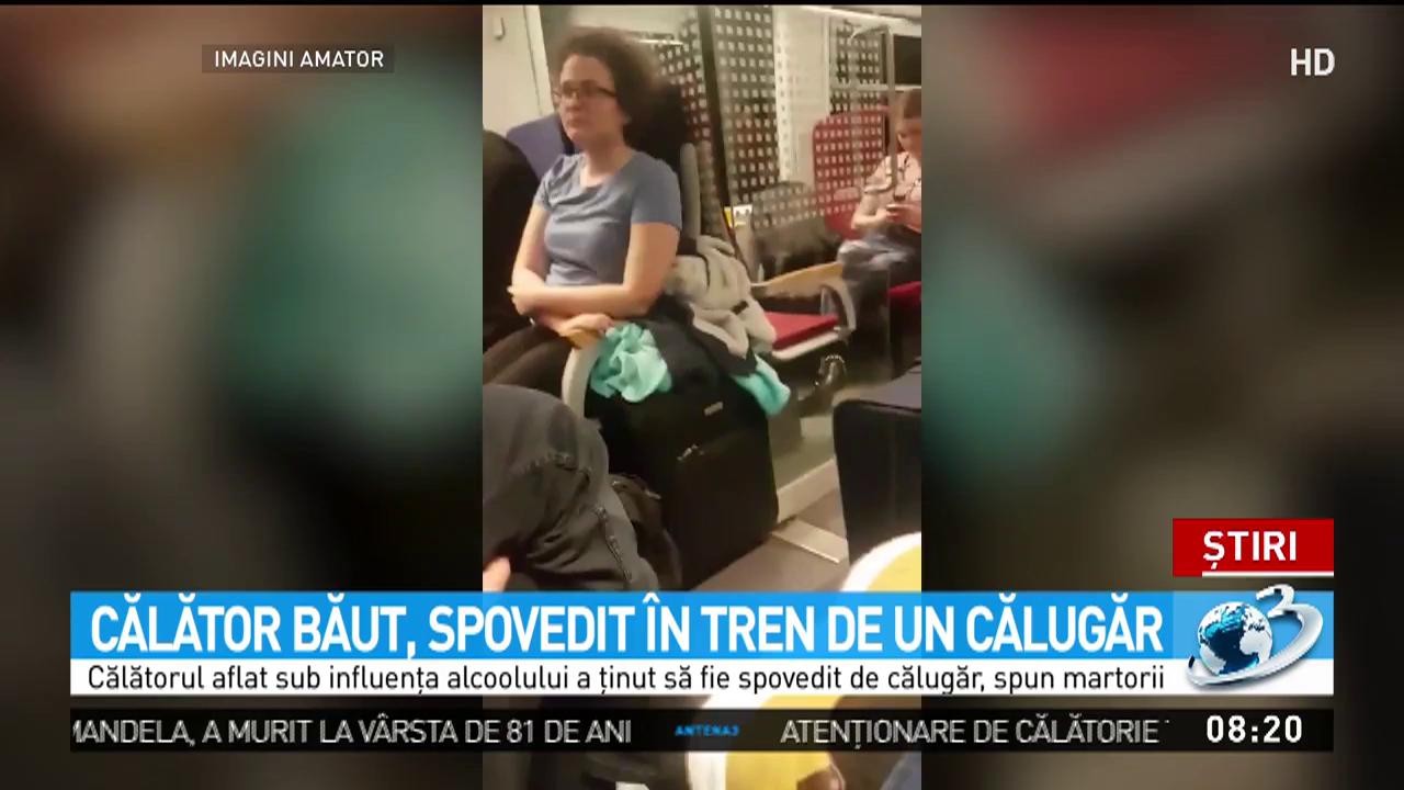Un bărbat a fost spovedit în tren, în Săptămâna Mare