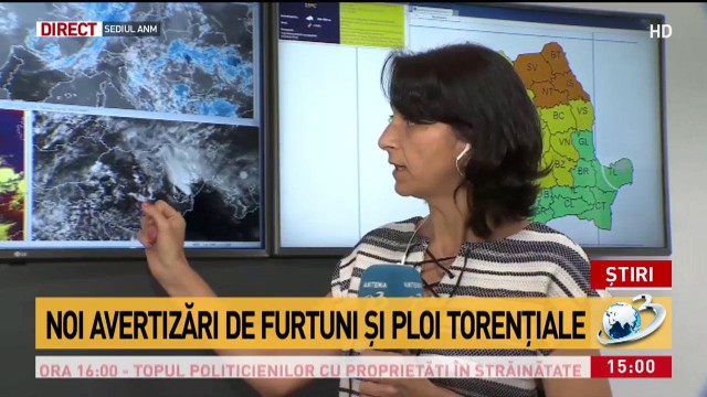 Noi Avertizări De Furtuni și Ploi Torențiale Zonele Care Vor Fi