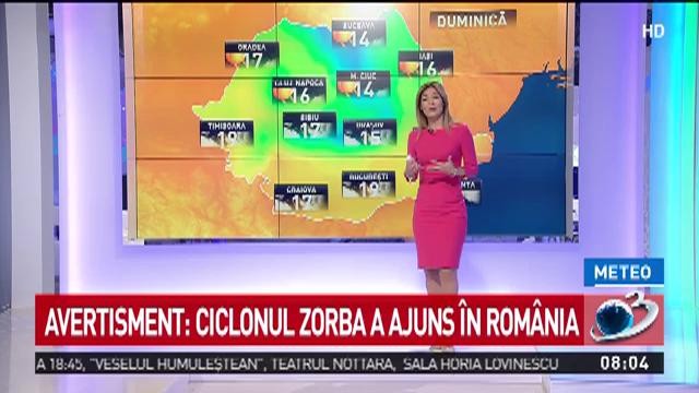 Avertisment dur de la meteorologi! Ciclonul Zorba, care a lovit Grecia, a ajuns în România! Vremea se înrăutățește drastic în următoarele ore