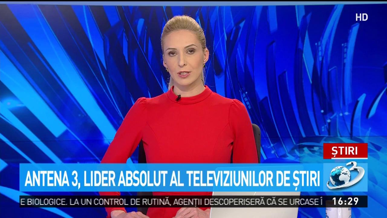 Antena 3, lider absolut al televiziunilor de știri | Video | Antena 1