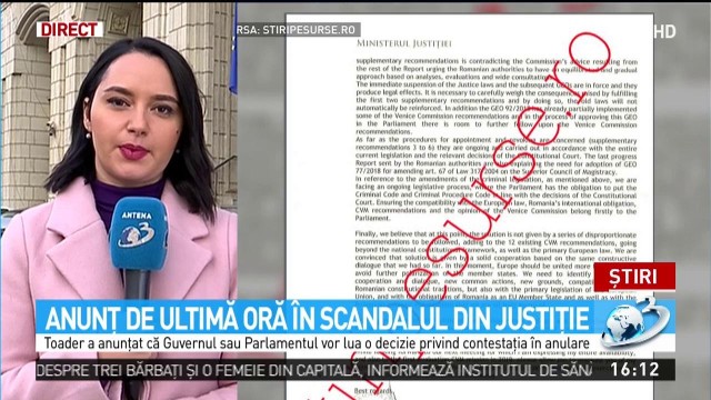 Anunţ De Ultimă Oră In Scandalul Din Justiţie