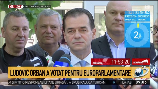 Declaraţia Lui Ludovic Orban După Ce A Votat Pentru Europarlamentare