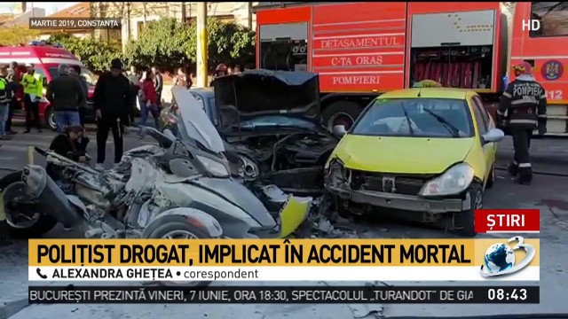 Polițist Drogat Implicat In Accident Mortal