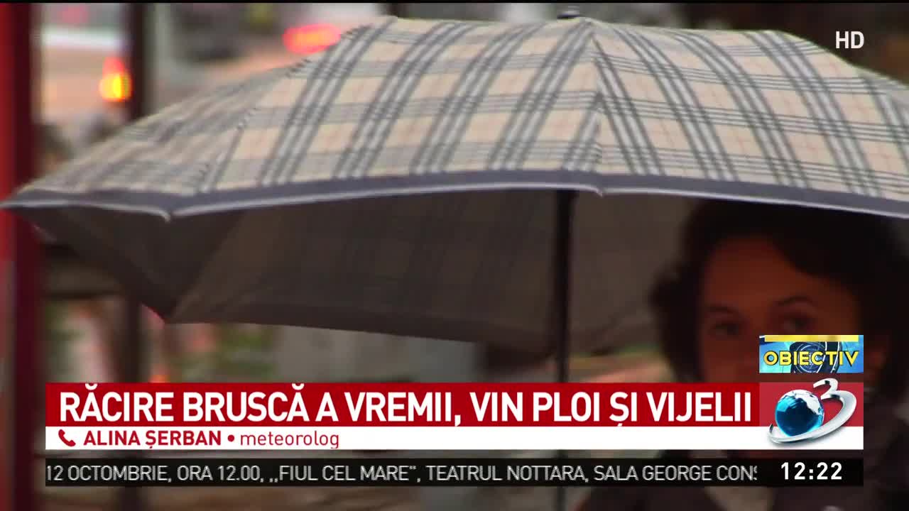 Frigul pune stăpânire pe România! Zonele în care se vor semnala ploi torențiale și temperaturi de până la 16 grade Celsius