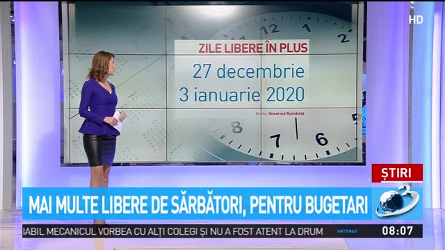 Mai Multe Libere De Sărbători Pentru Bugetari