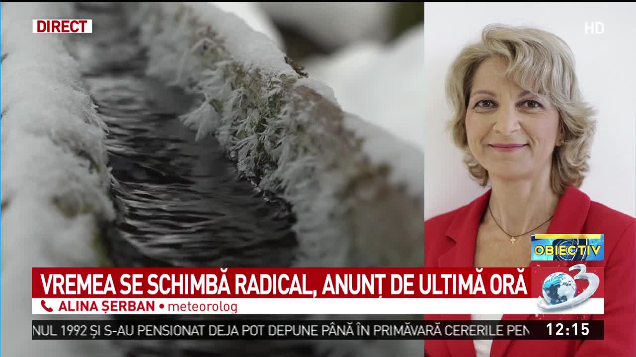 Alertă ANM &icirc;n dimineața de Anul Nou! Meteorologii au emis Cod Portocaliu și Cod Galben de v&acirc;nt