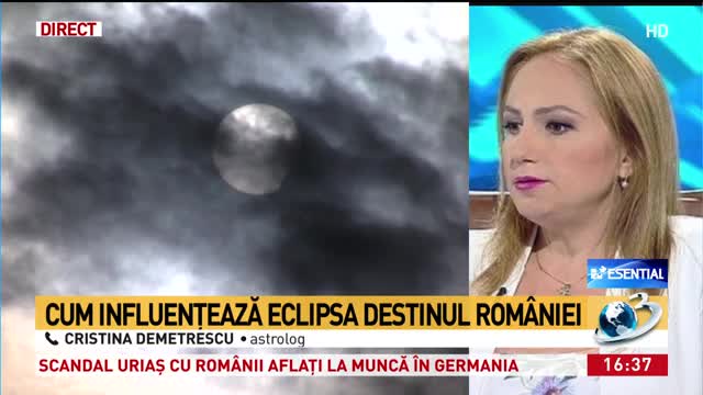 Astrologul Cristina Demetrescu a explicat efectele eclipsei de soare asupra zodiilor. Influențe energetice negative până la finalul anului