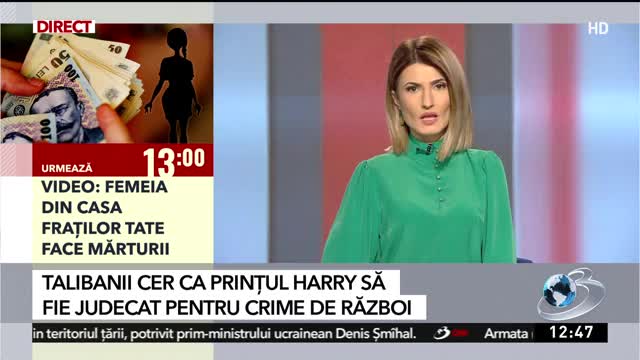 Știri ora 12:00