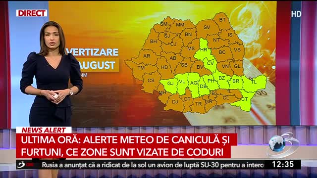 Știri ora 12:00