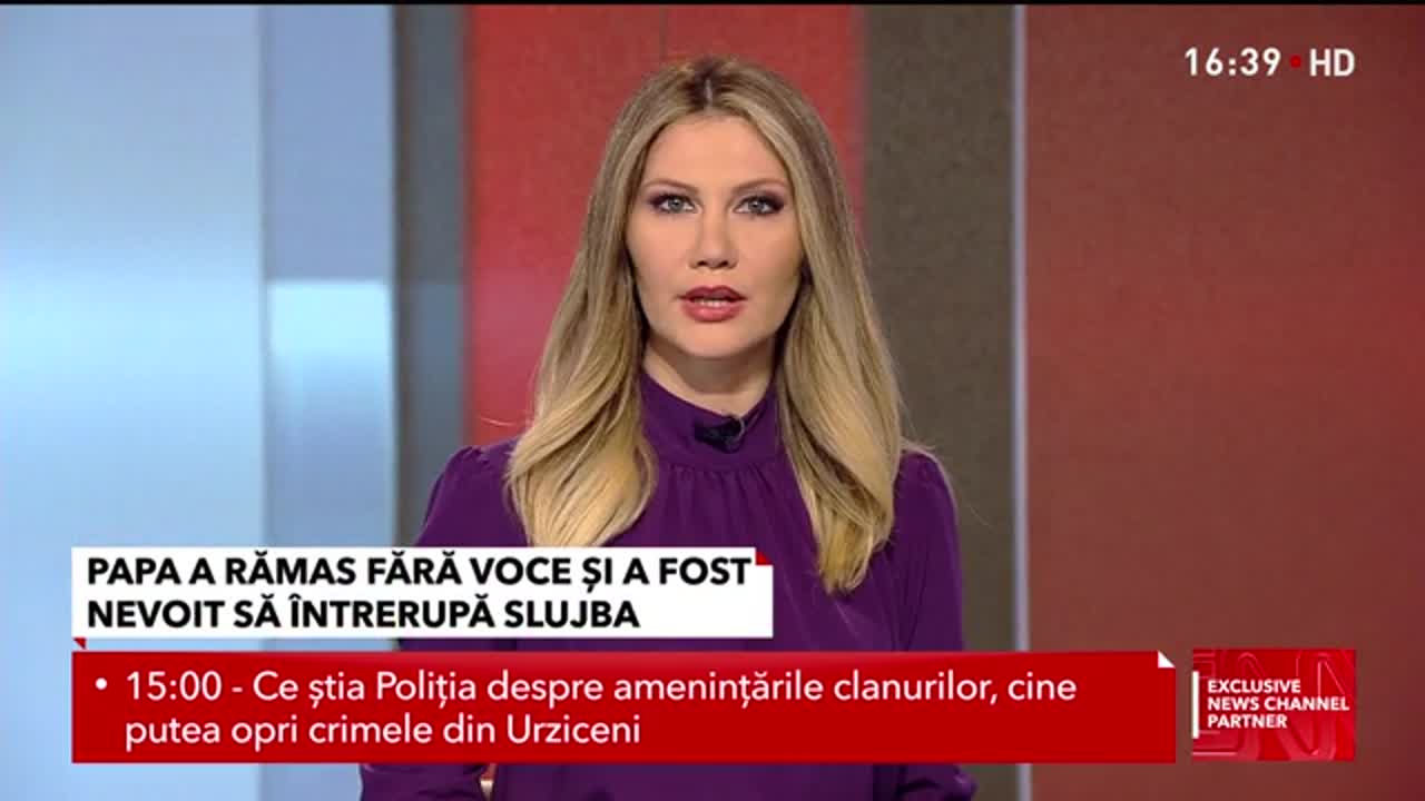 Știri ora 16:00