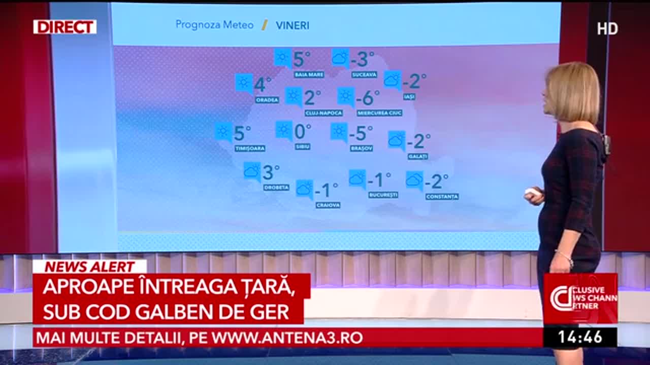 Știri ora 14:00