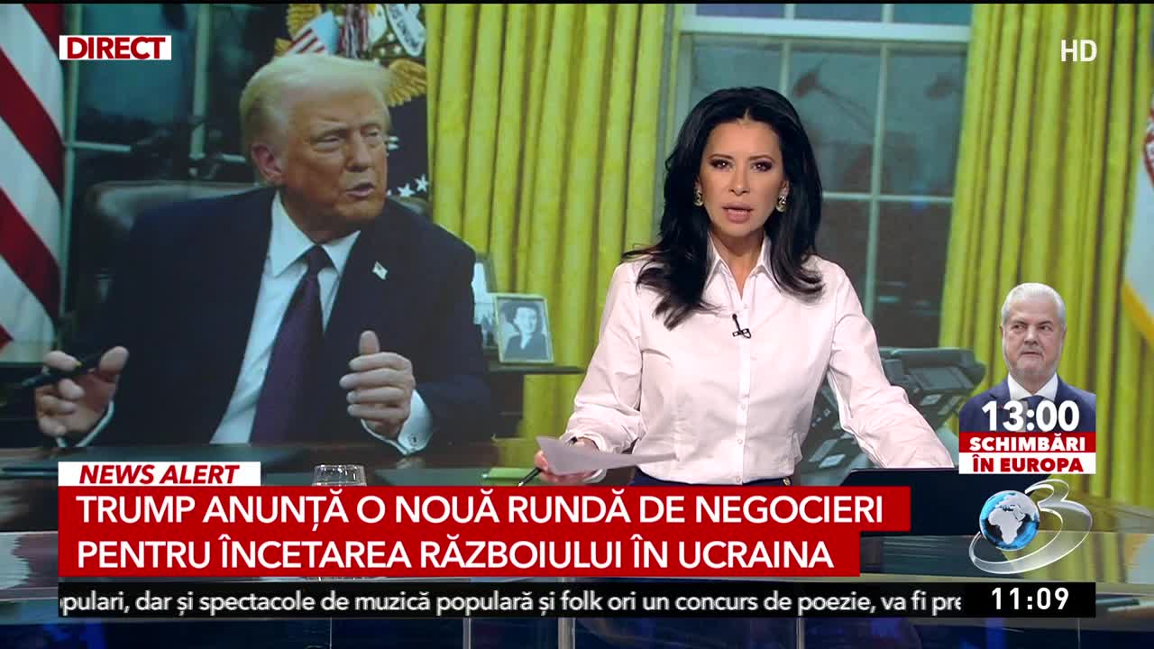 Stiri ora 11:00