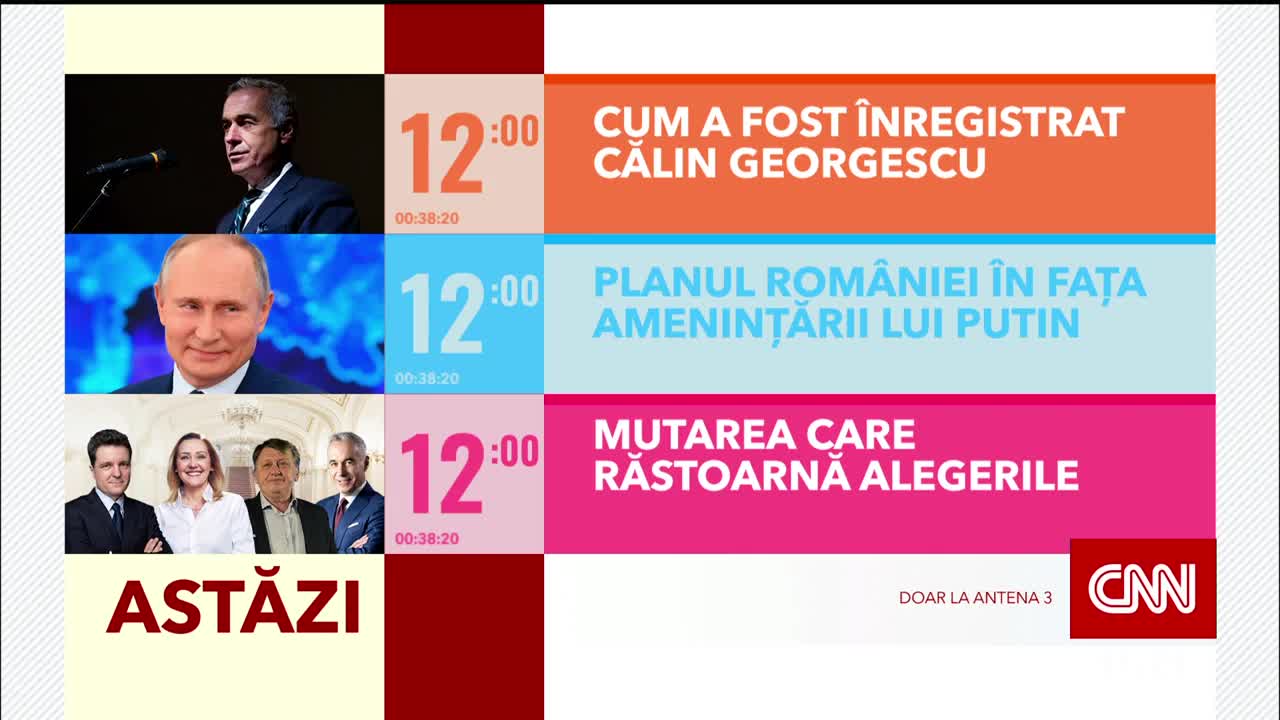 Știri ora 11:00