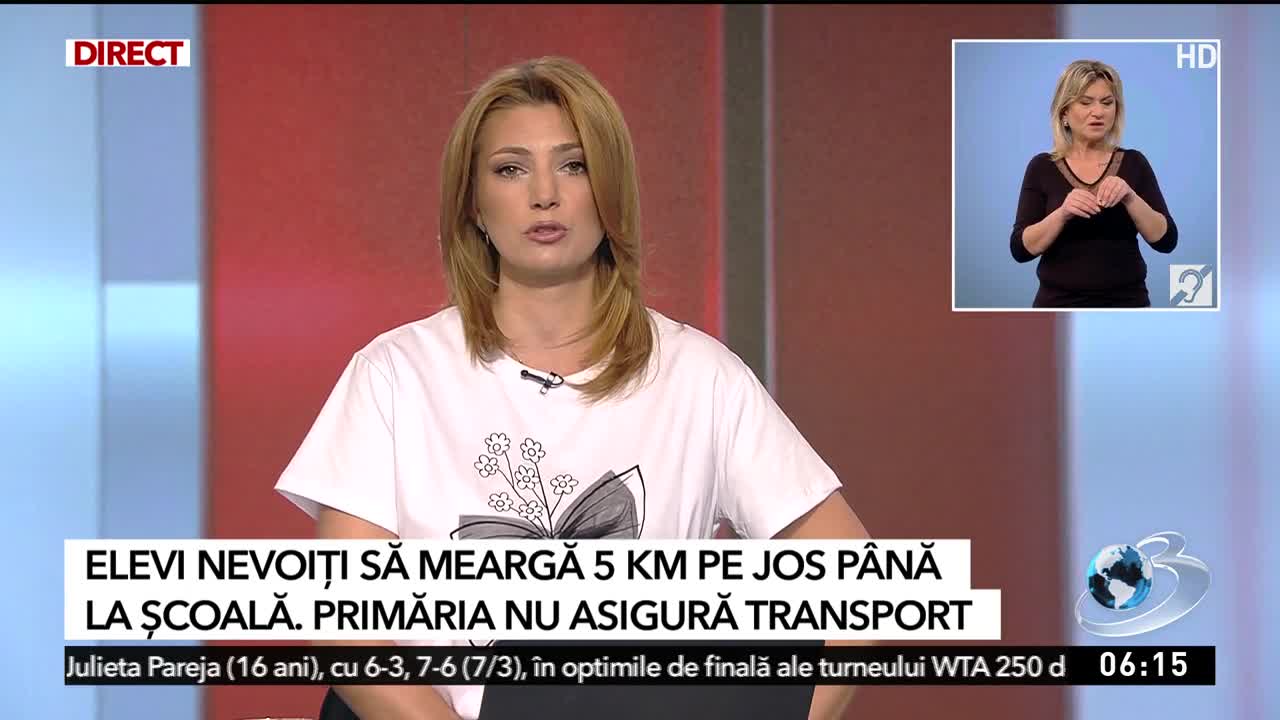 Știri ora 06:00