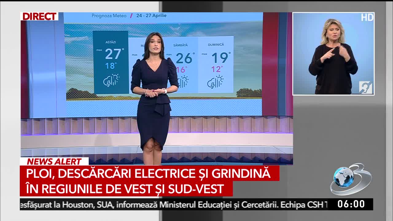 Știri ora 06:00