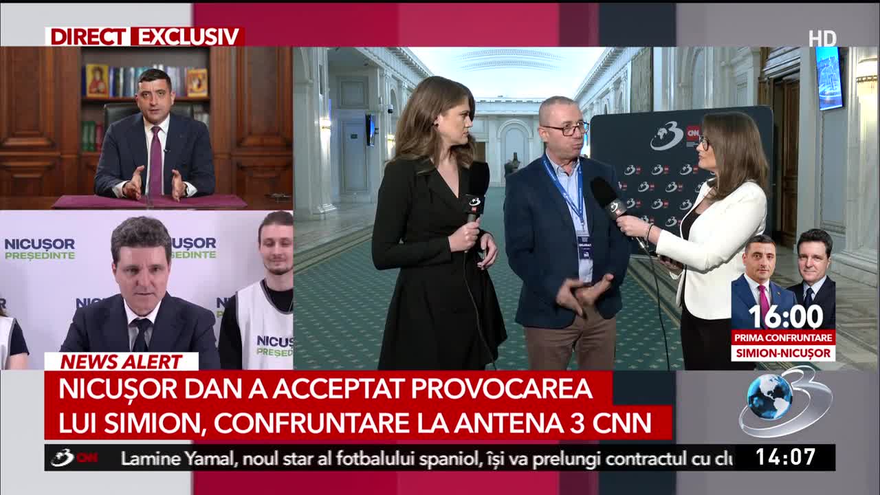 Știri ora 14:00