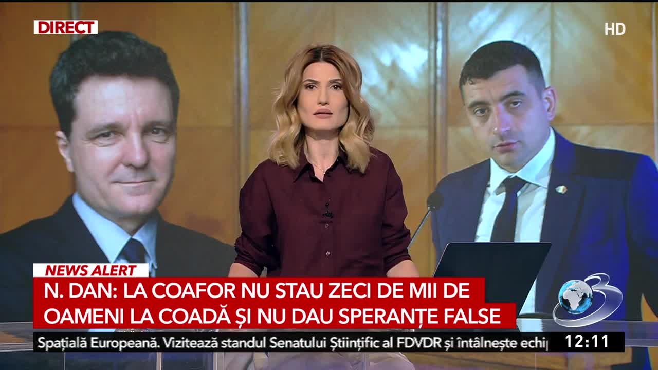 Știri ora 12:00