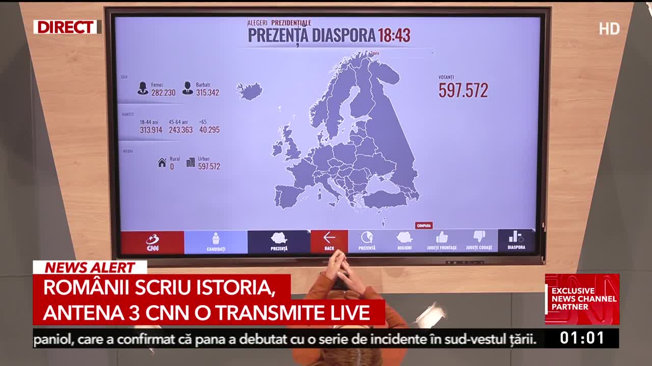Stiri ora 01:00
