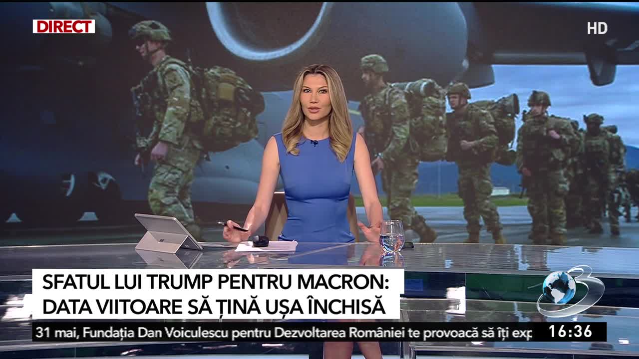Știri ora 16:00