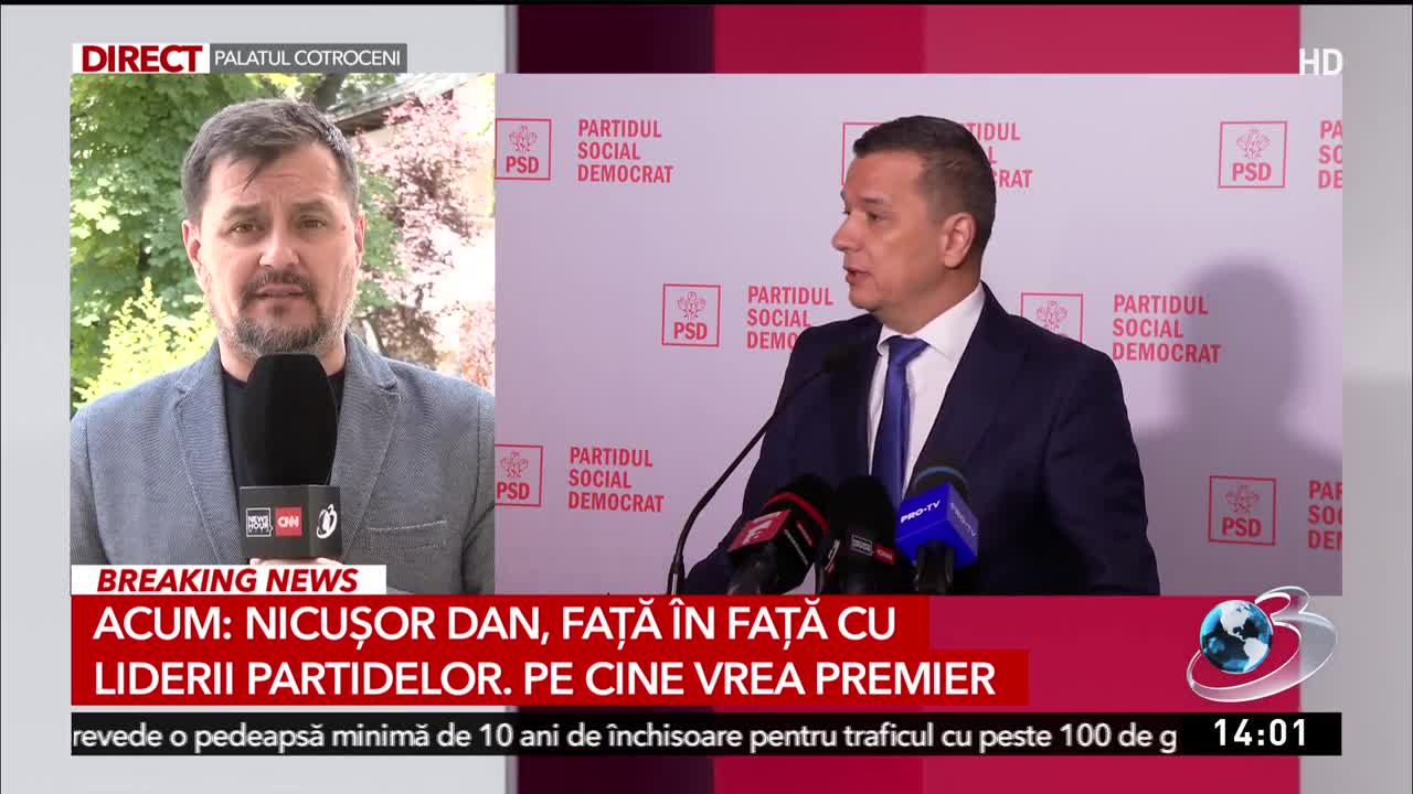 Știri ora 14:00