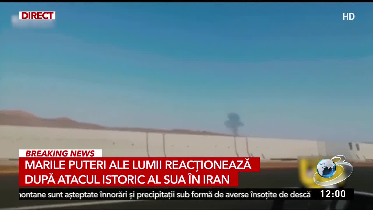 Știri ora 12:00