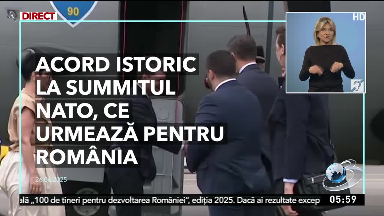 Știri ora 06:00