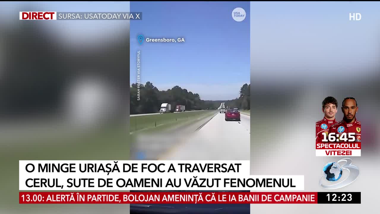 Știri ora 12:00