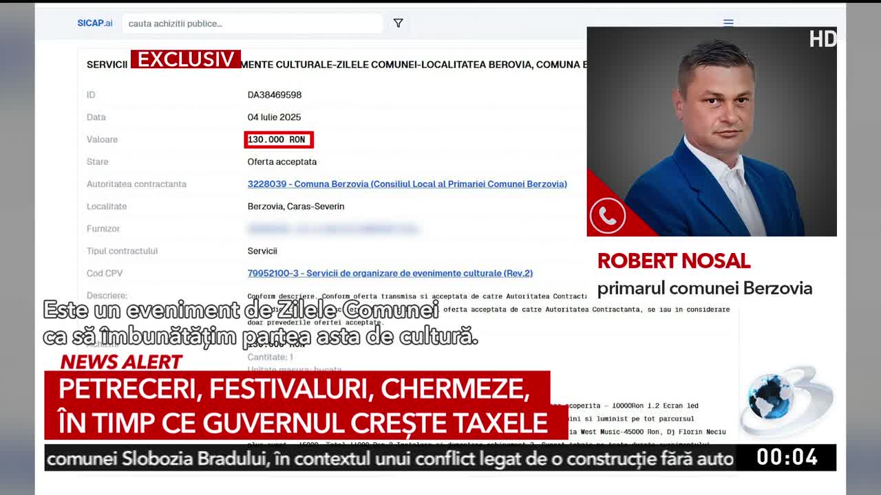 Știri ora 24:00