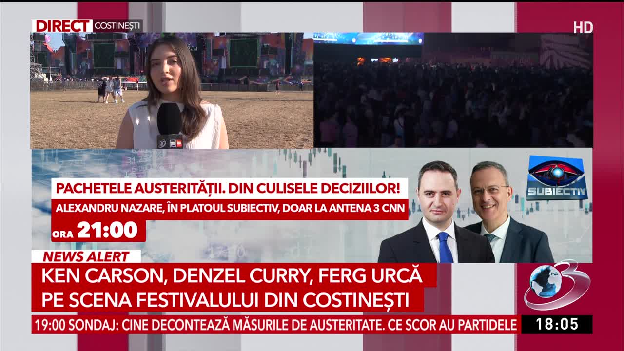 Știri ora 18:00