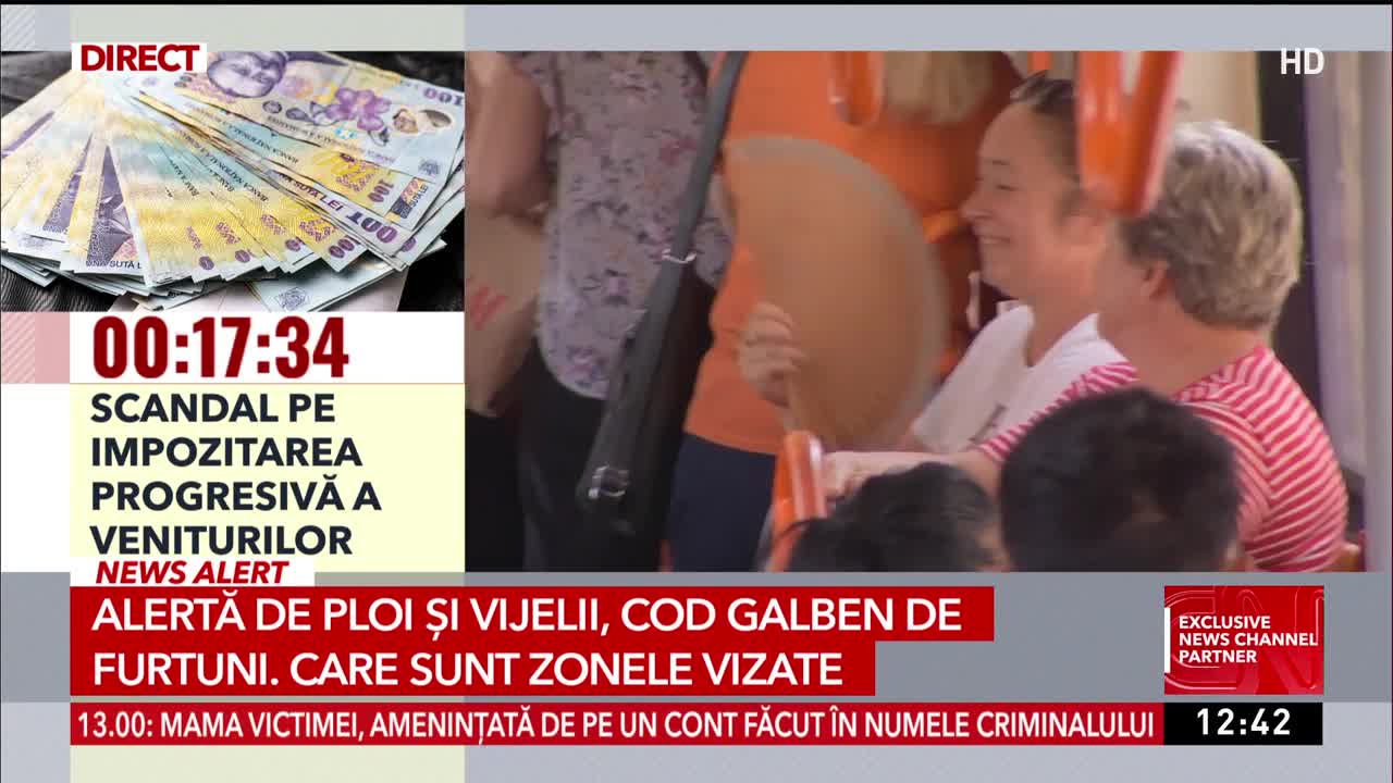 Știri ora 12:00