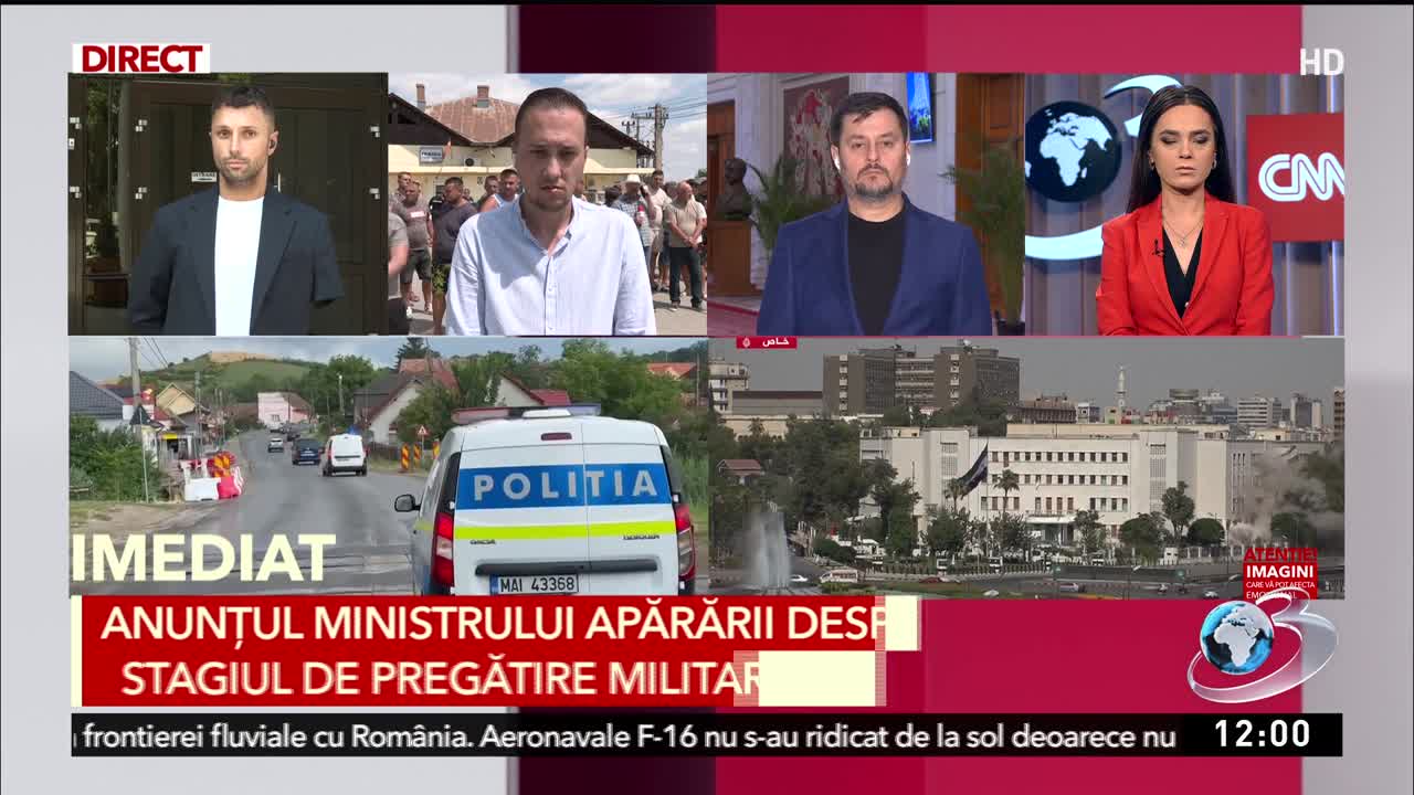 Știri ora 12:00