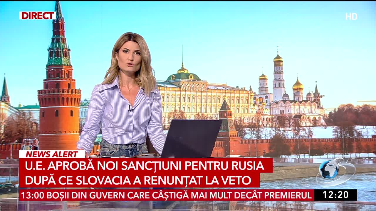 Știri ora 12:00