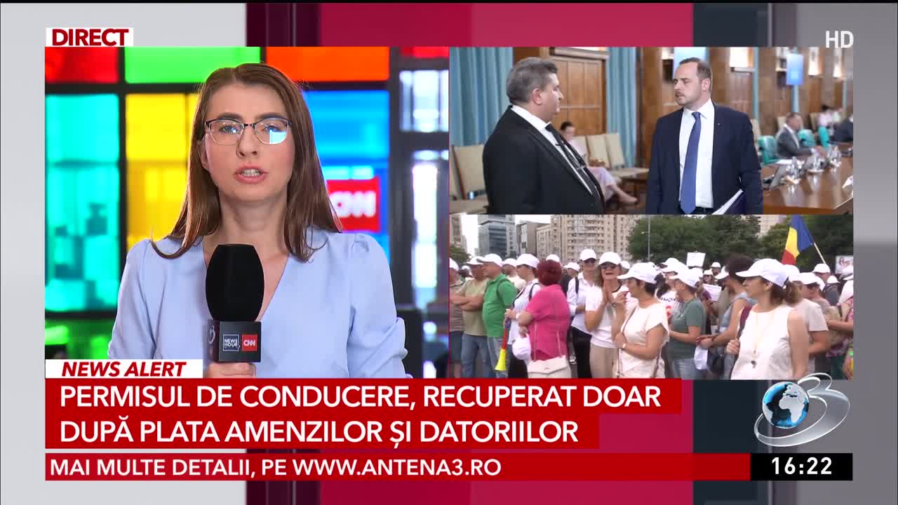 Știri ora 16:00