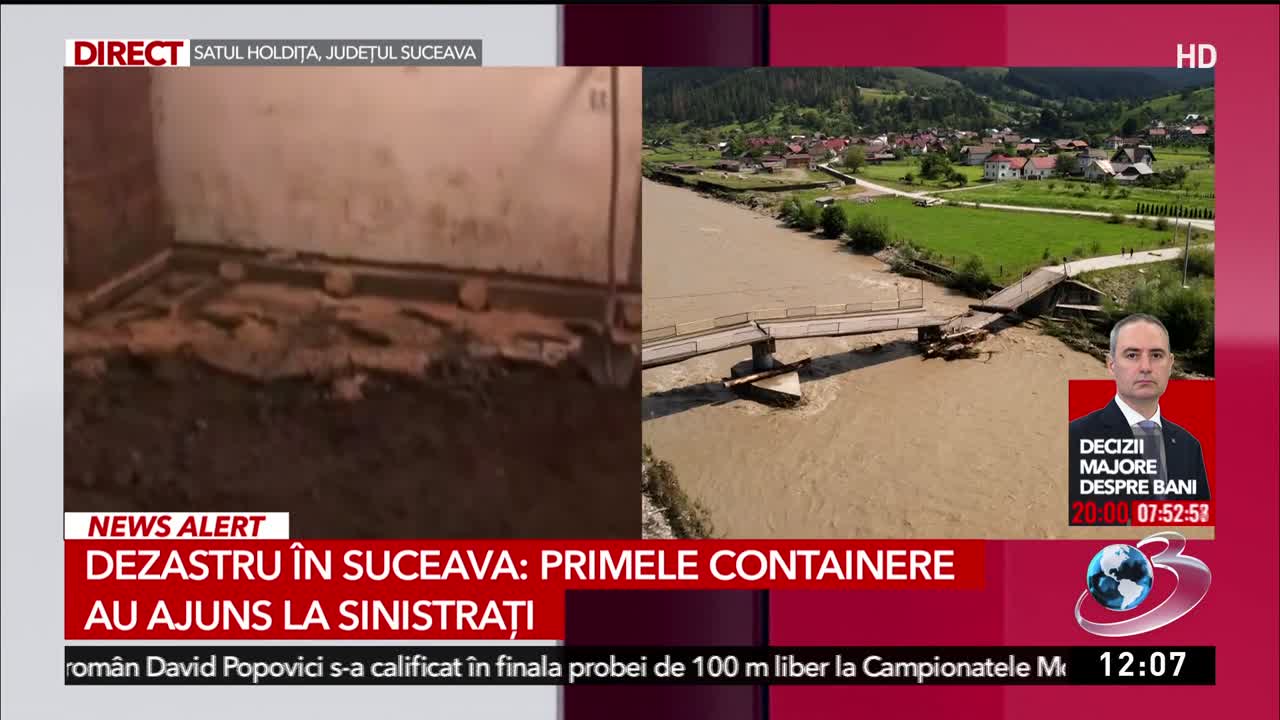 Stiri ora 12:00
