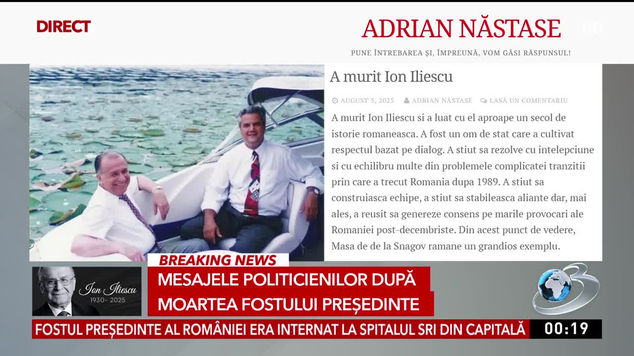 Știri ora 24:00