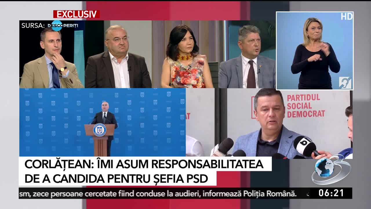 Știri ora 06:00