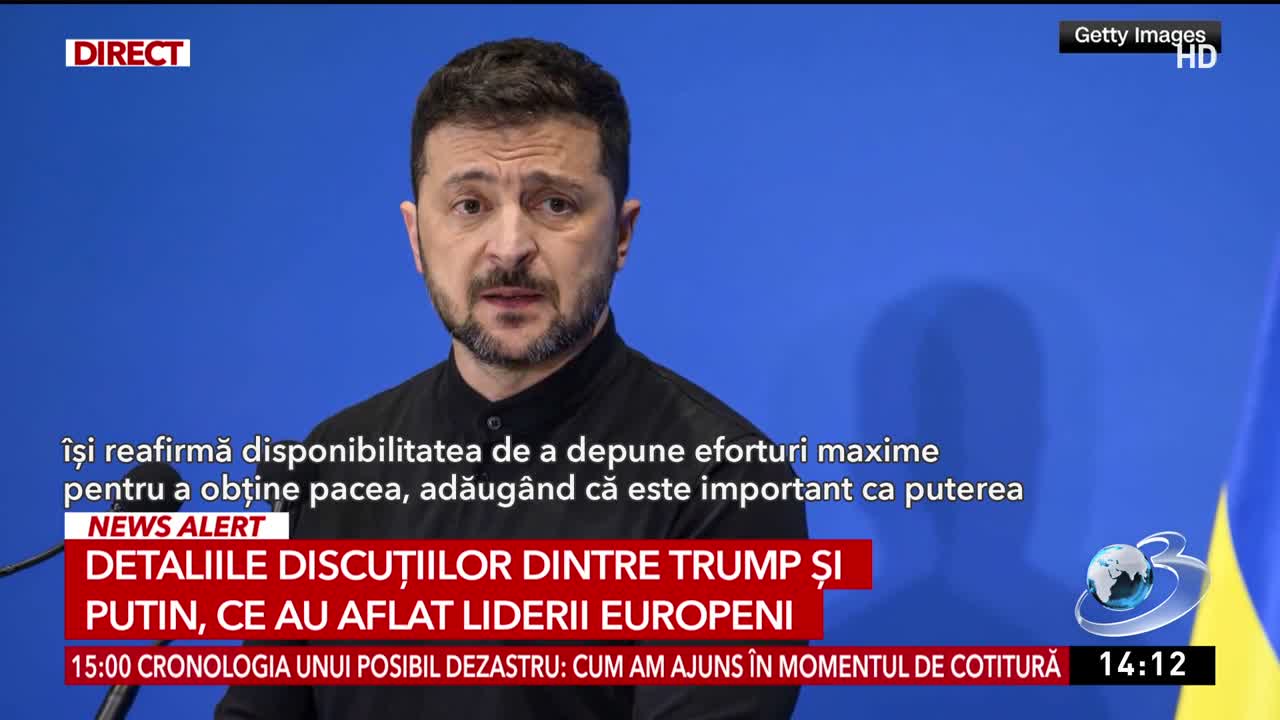 Știri ora 14:00