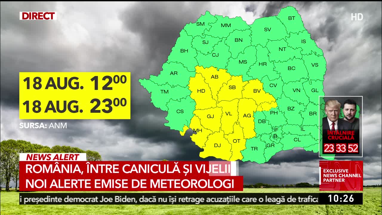 Știri ora 10:00