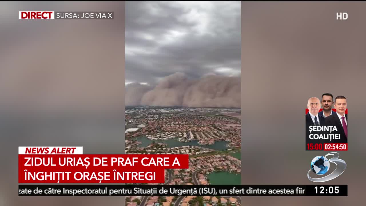 Știri ora 12:00