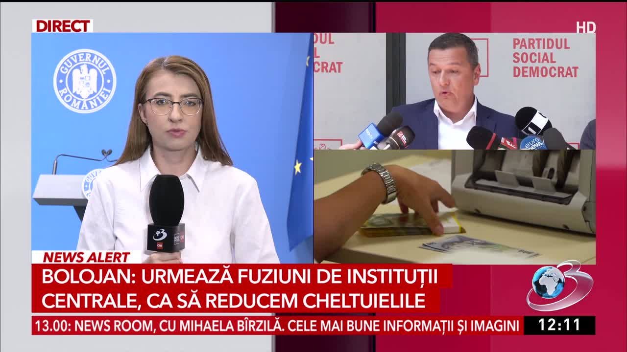 Știri ora 12:00