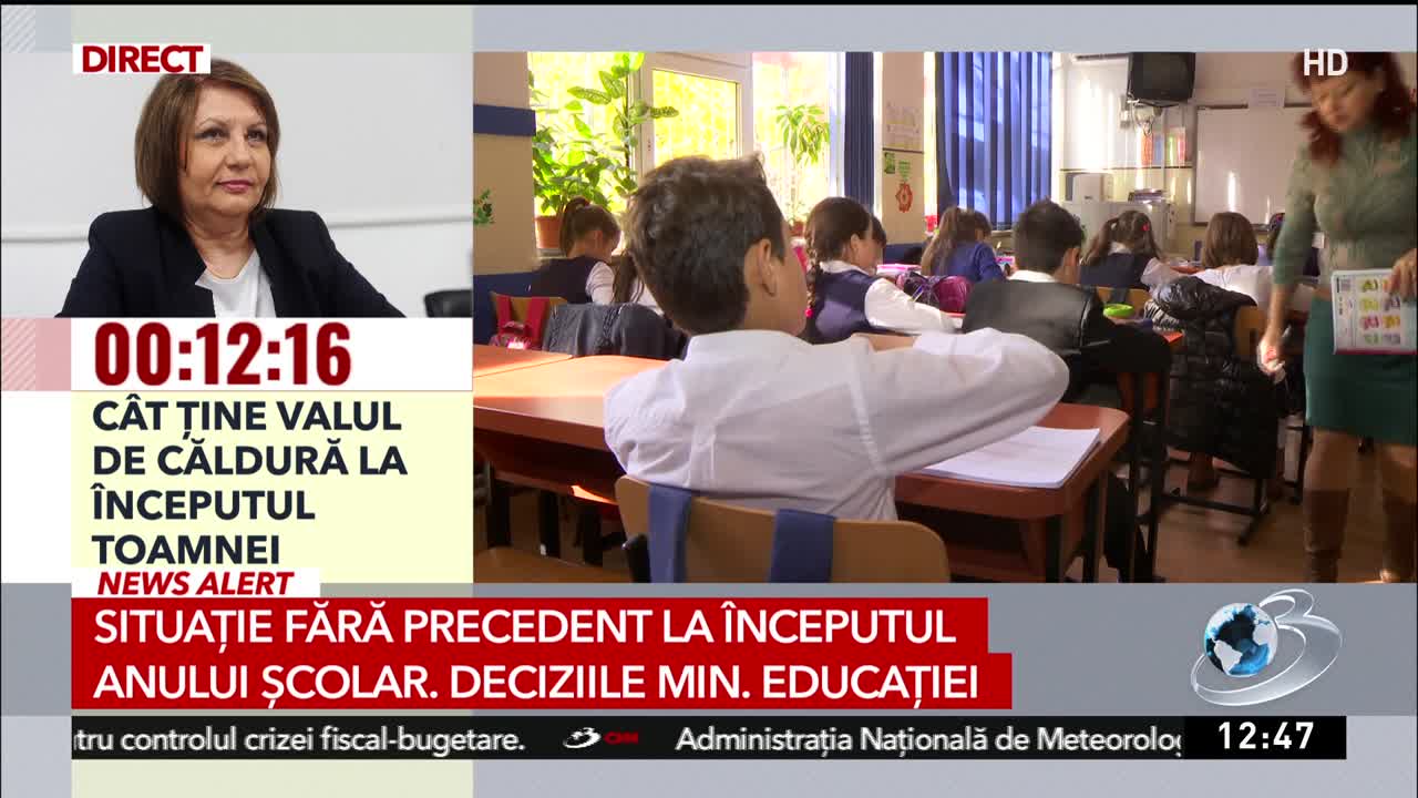 Știri ora 12:00