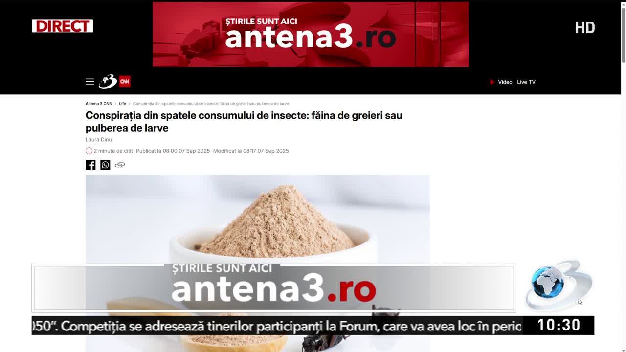 Știri ora 10:00