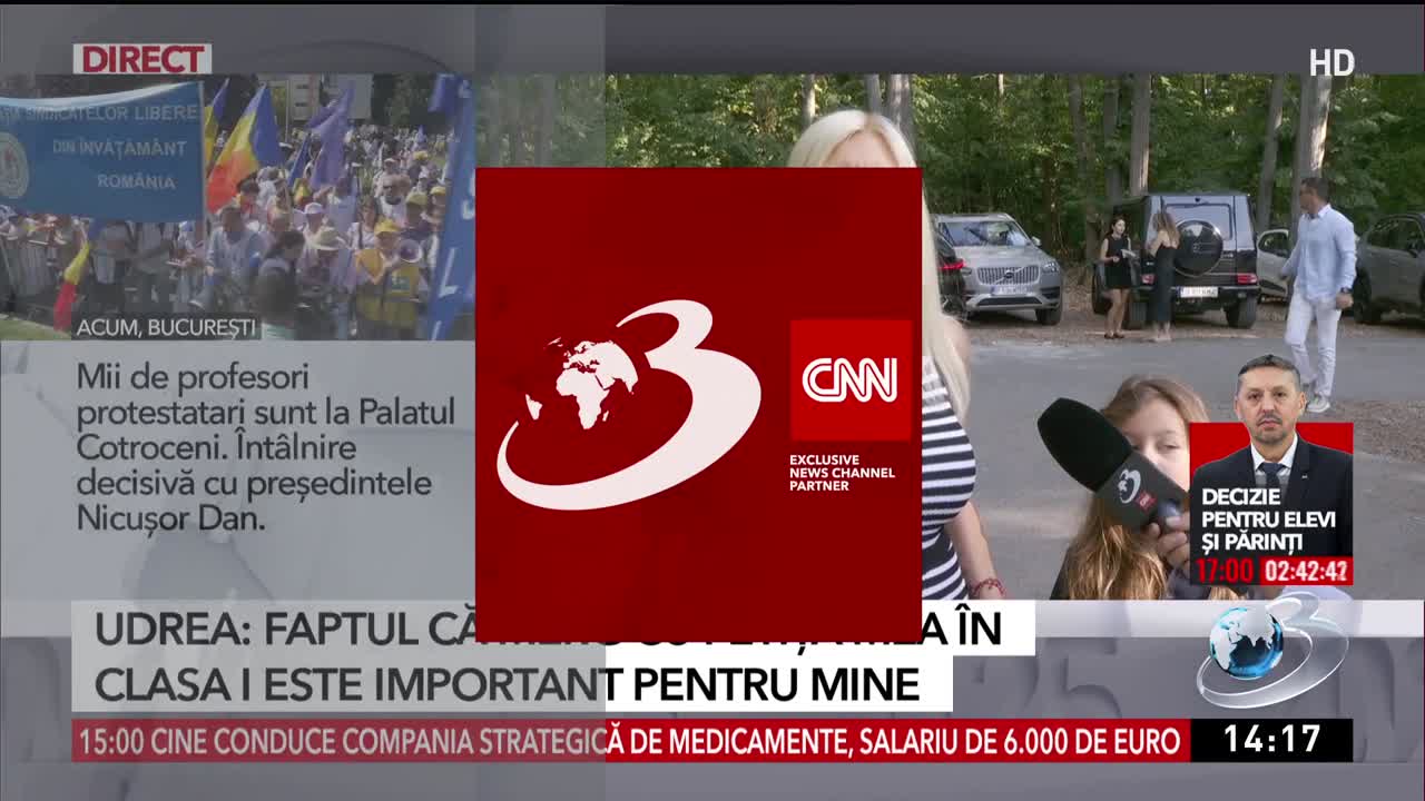 Știri ora 14:00