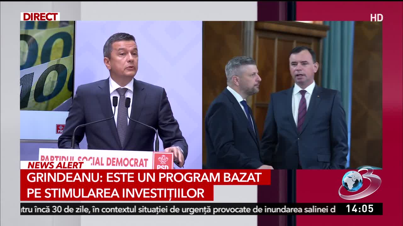 Știri ora 14:00